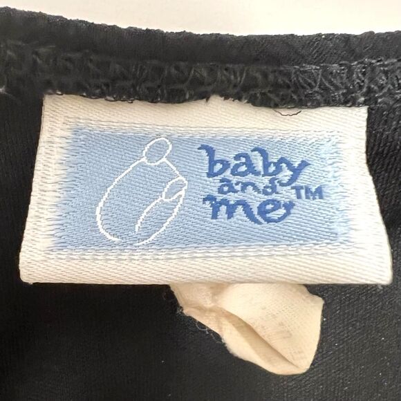 Baby and Me Maternity Top Small Plaid Sheer Layered Hem Boho Blouse - Picture 4 of 11